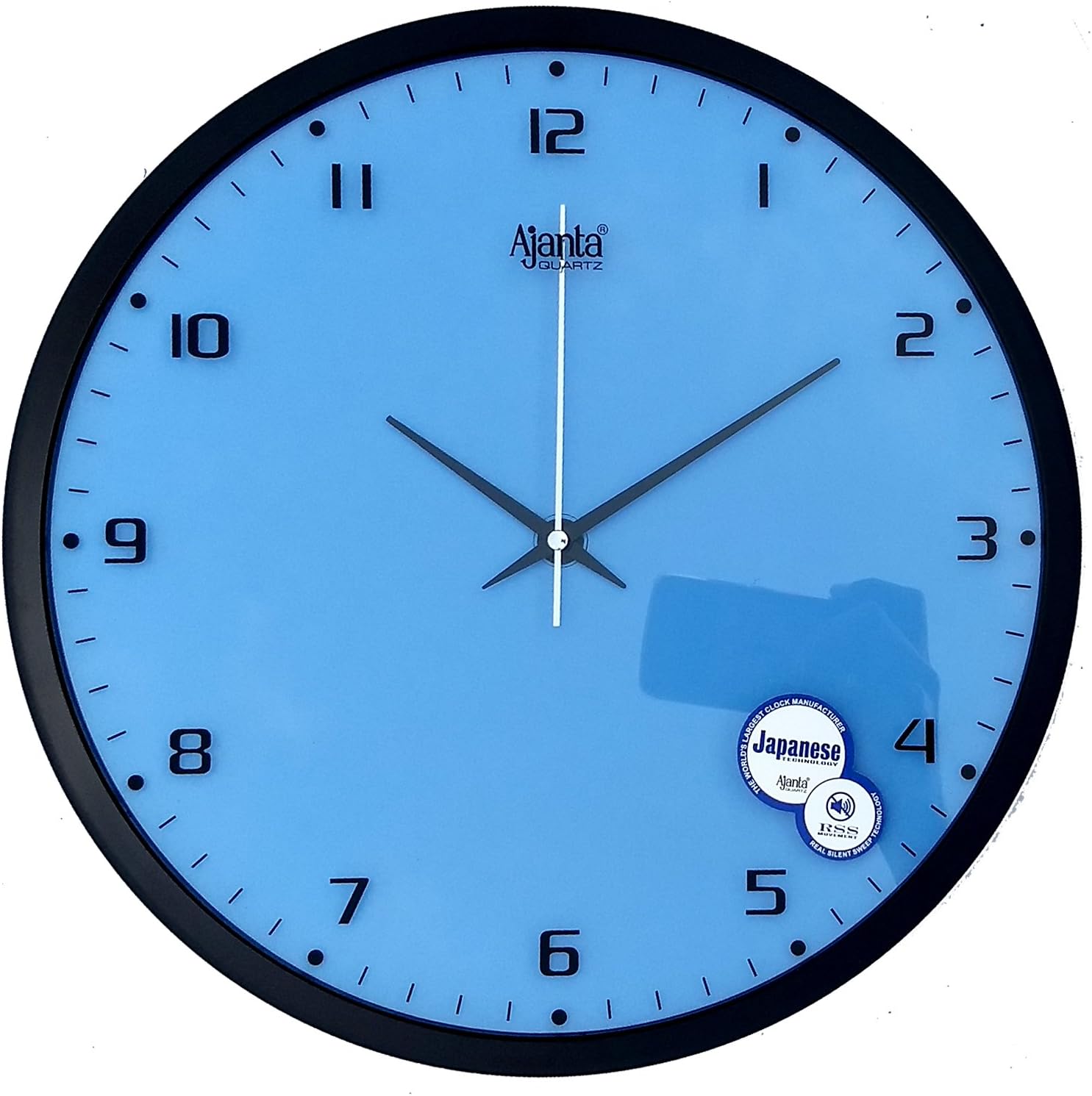 Ajanta Wall Clock For Home And Office Round Ivory Home