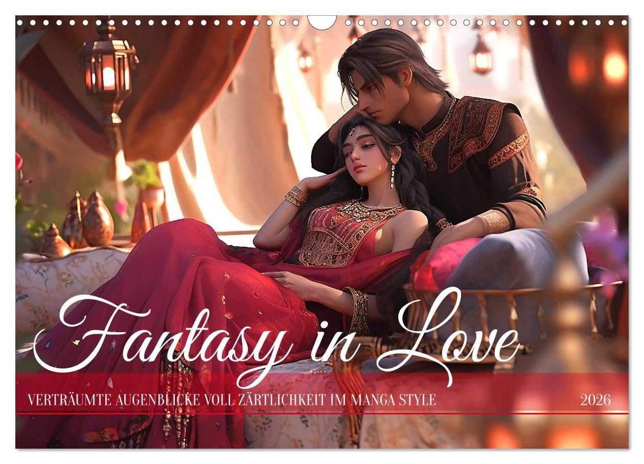 Fantasy in Love UK-Version (Wall Calendar 2026 DIN A3 Landscape), CALVENDO 12 Month Wall Calendar โ image 1