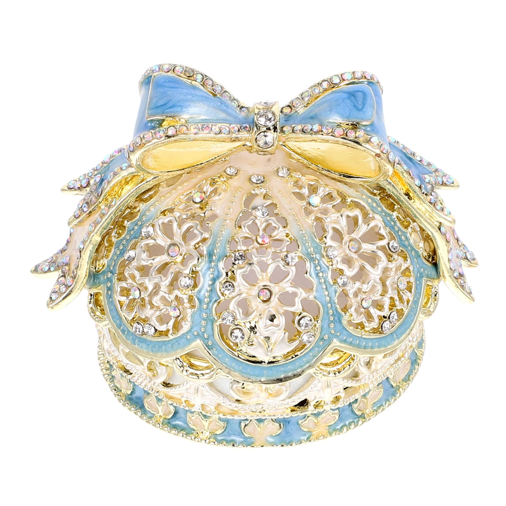 Boîte à bague émaillée pour bijoux boîte de rangement délicate étui cadeau