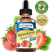 Vista 4 de MYVIDAPURE Aceite de semillas de fresa, 100% puro, virgen sin refinar, prensado en frío. Hidratante para cara, piel, cabello, uñas, cicatrices