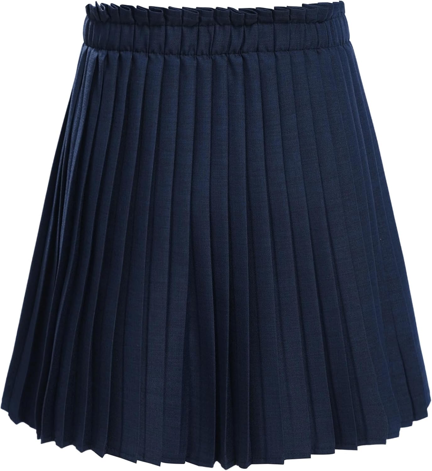 Linjinx Kids Girls School Uniform Skirt Elastic Waist A-line Pleated Skorts Athletic Scooter Skater Tennis Skirt