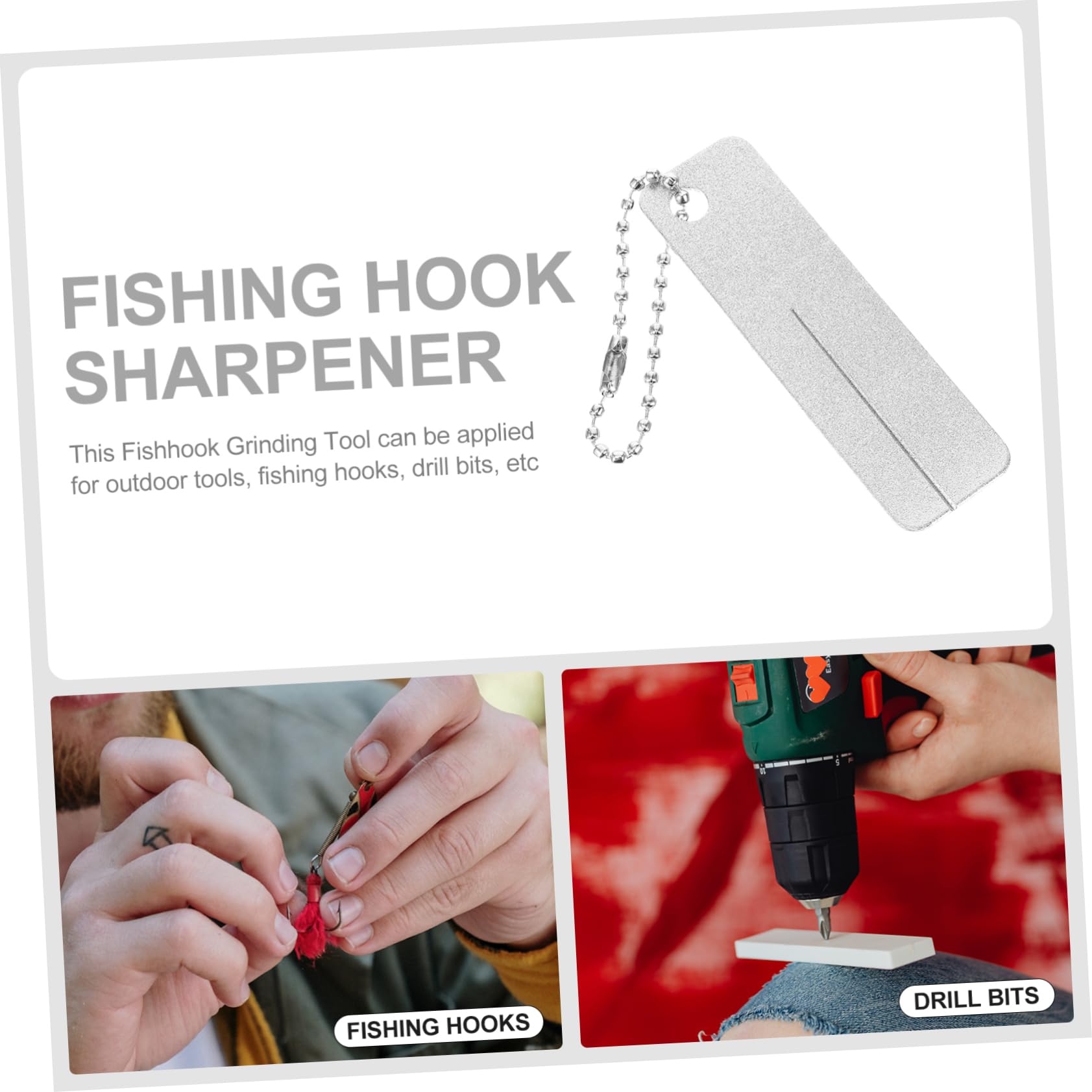 drill bit fish hook sharpener COOLHIYA 4pcs Fishing Tool Double-Sided Fishhook Grinding File Portable Outdoor Sharpening Accessories for Anglers, Pliers & Tools Hybrid Fishing Rod and making just the Gomexus Plug&Play Aluminum Power Color:Solar Flare