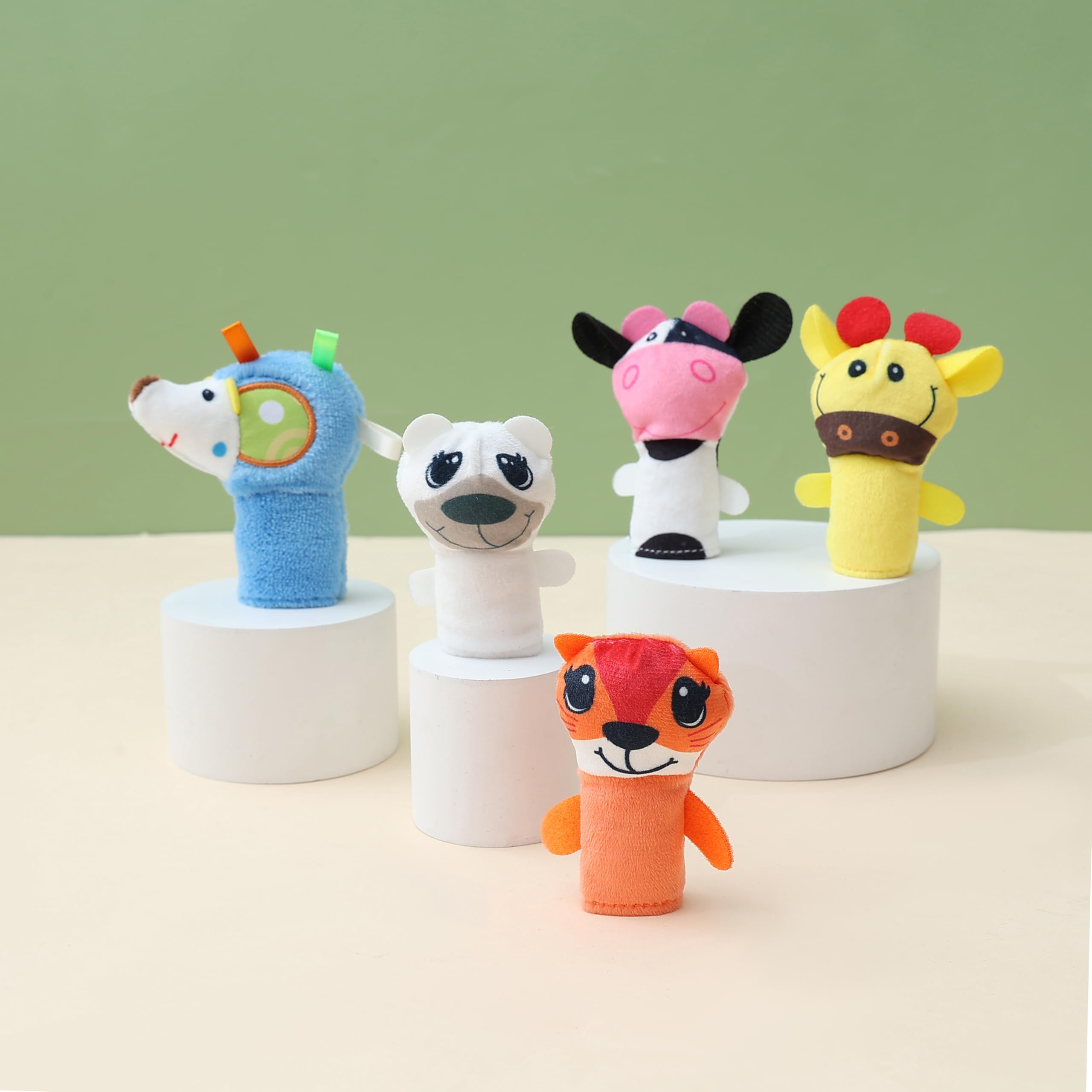 BabyMoo Animals Finger Puppets Set of 5 - Multicolour-image-8