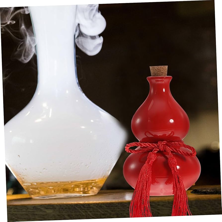 陶芸 葫蘆瓶 A very fine and rare copper-red decorated 'chilong' double
