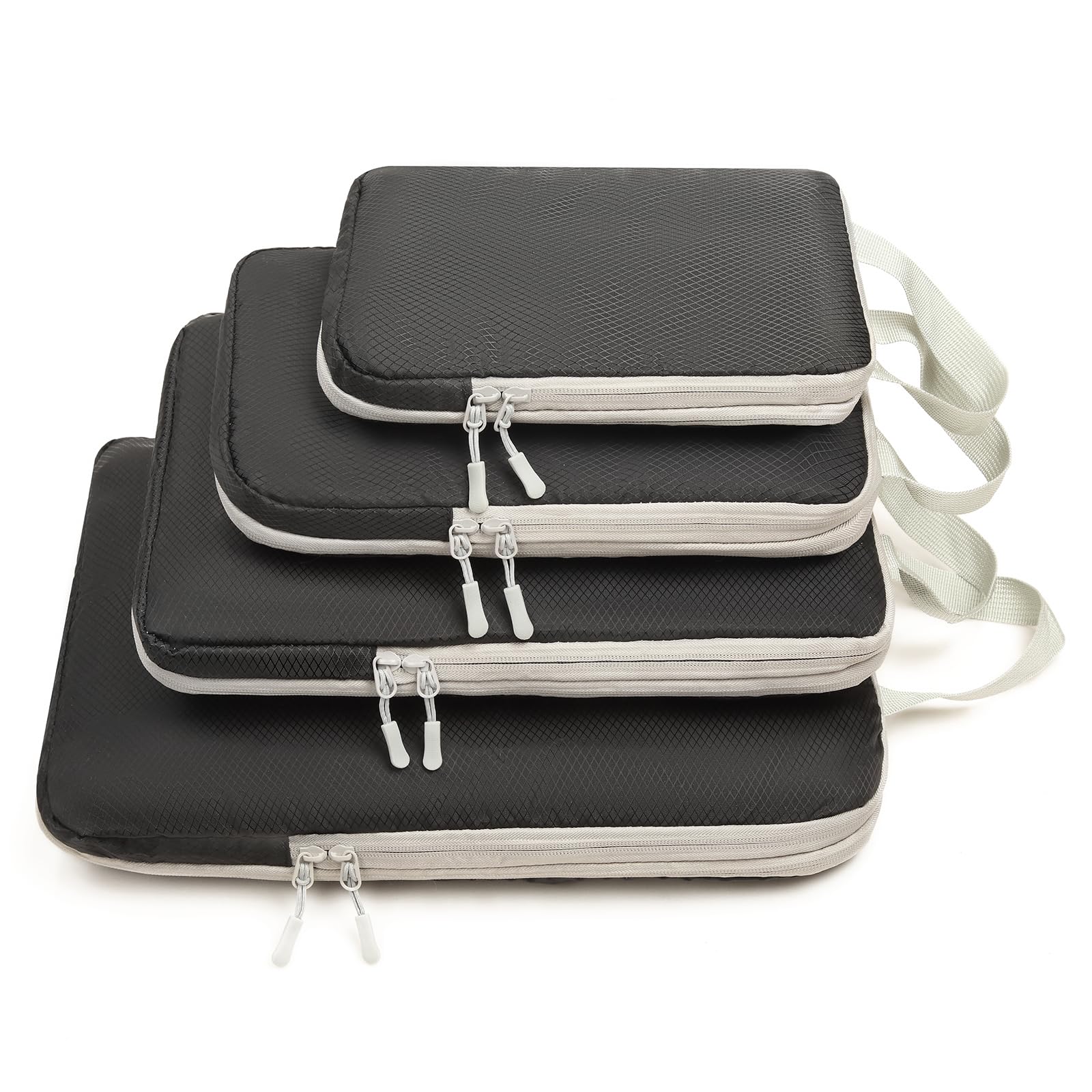 4pcs/set Suitcase Compression Packing Cube Travel Luggage Organizer Packing Expandable Luggage Storage Bag Travel Bag