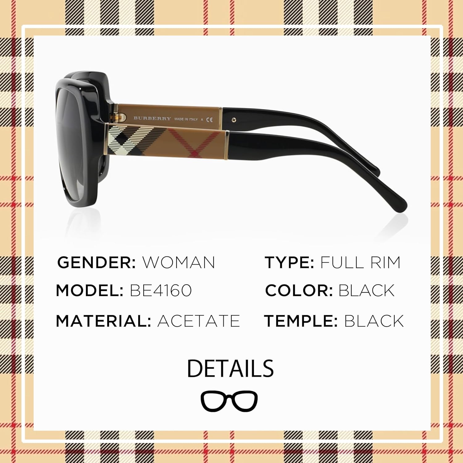 BURBERRY BE3144 Óculos de sol em forma de olho de gato com kit de óculos – Óculos de sol com almofadas de nariz ajustáveis – Óculos de sol femininos de designer, Armação preta |… em promoção! Veja a oferta e mais achadinhos de Óculos de sol 2 Hoje é o melhor dia para comprar BURBERRY BE3144 Óculos de sol em forma de olho de gato com kit de óculos – Óculos de sol com almofadas de nariz ajustáveis – Óculos de sol femininos de designer, Armação preta |… com aquele preço maroto! Promoção! Aproveite a oferta! 2