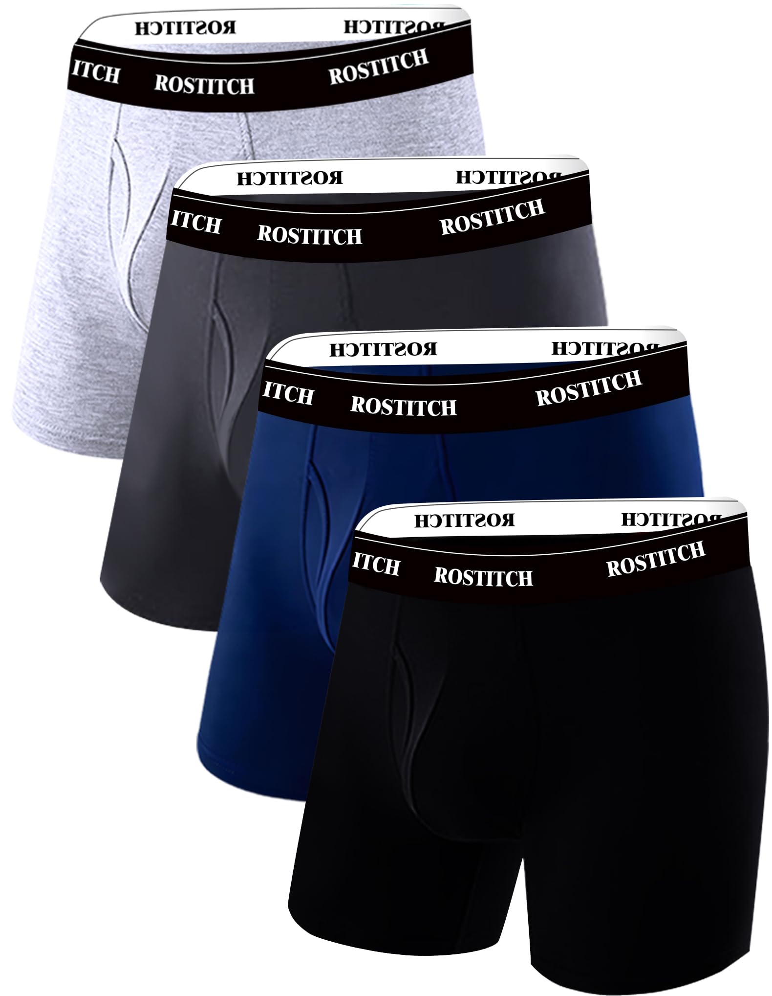 Mens Boxer Briefs Soft and Breathable Upgrade cotton men s underwear with Fly Super elasticity mens underwear