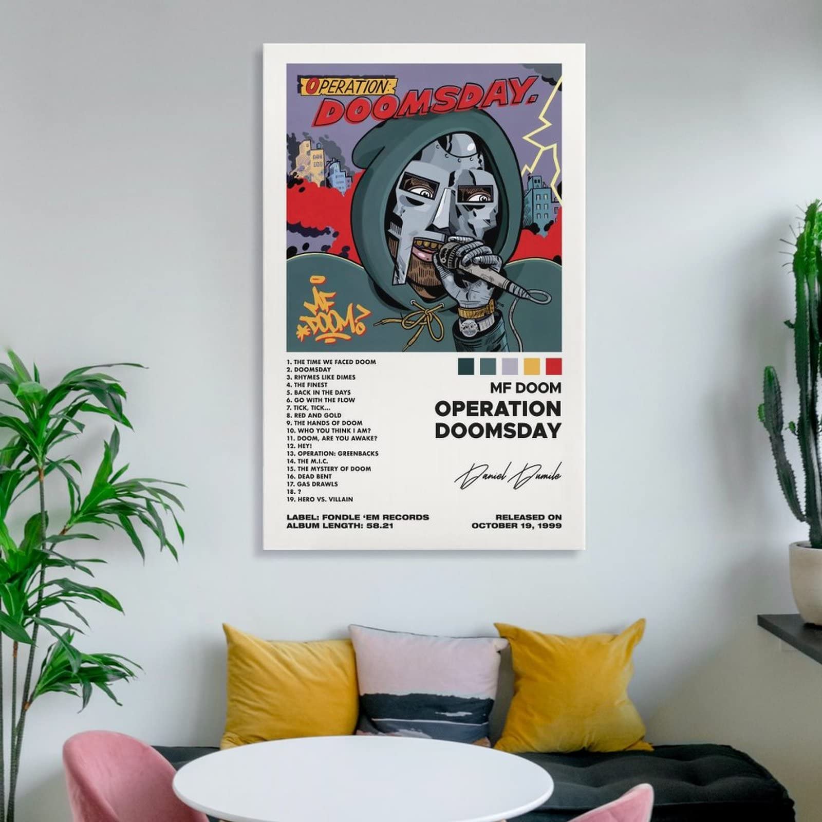 MF DOOM - HOE CAKES POSTER - Stones Throw Records