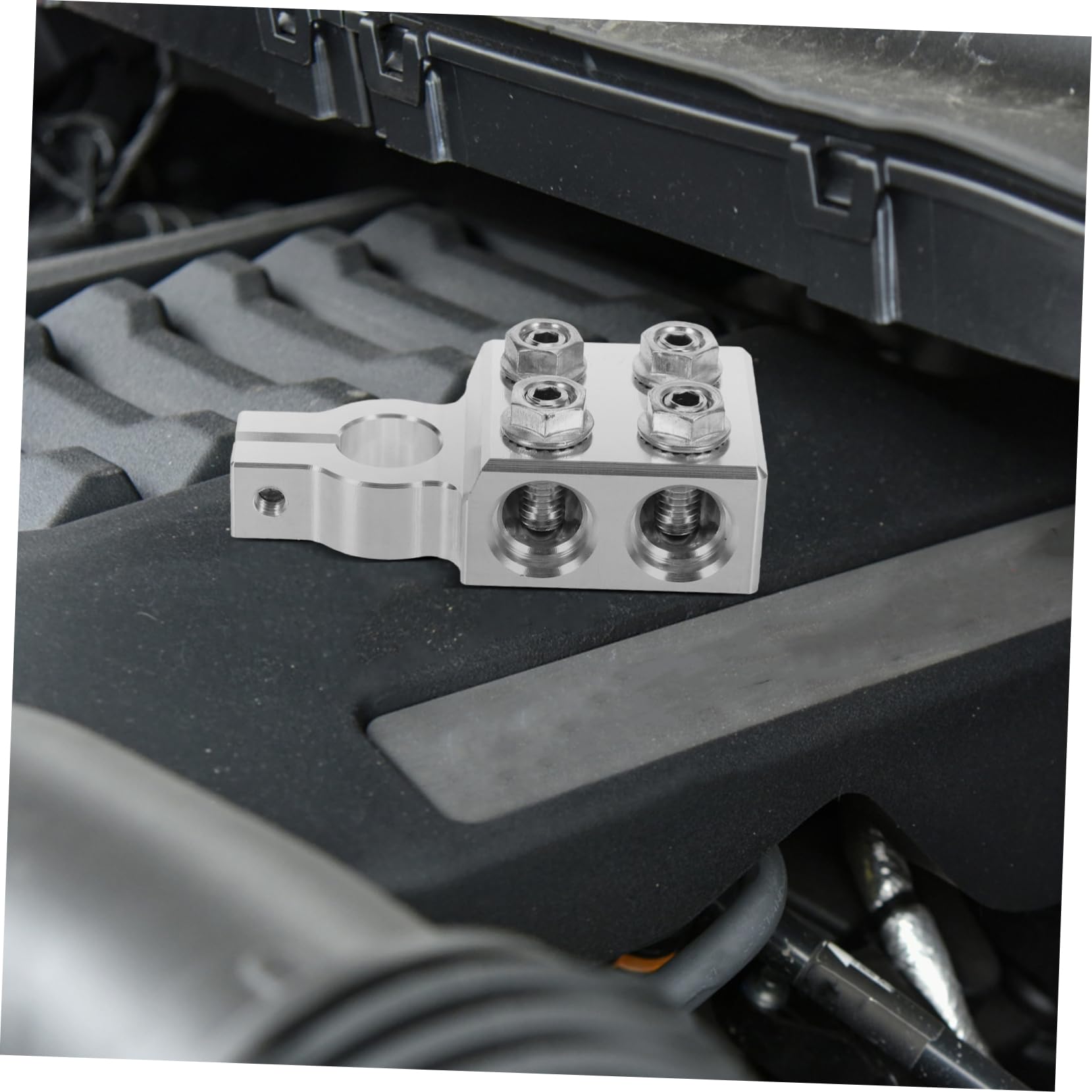 VALICLUD Interrupteur de Déconnexion de Batterie et Prévention des Risques Électriques Performance Fiable en Alliage D'aluminium Argenté pour Voiture