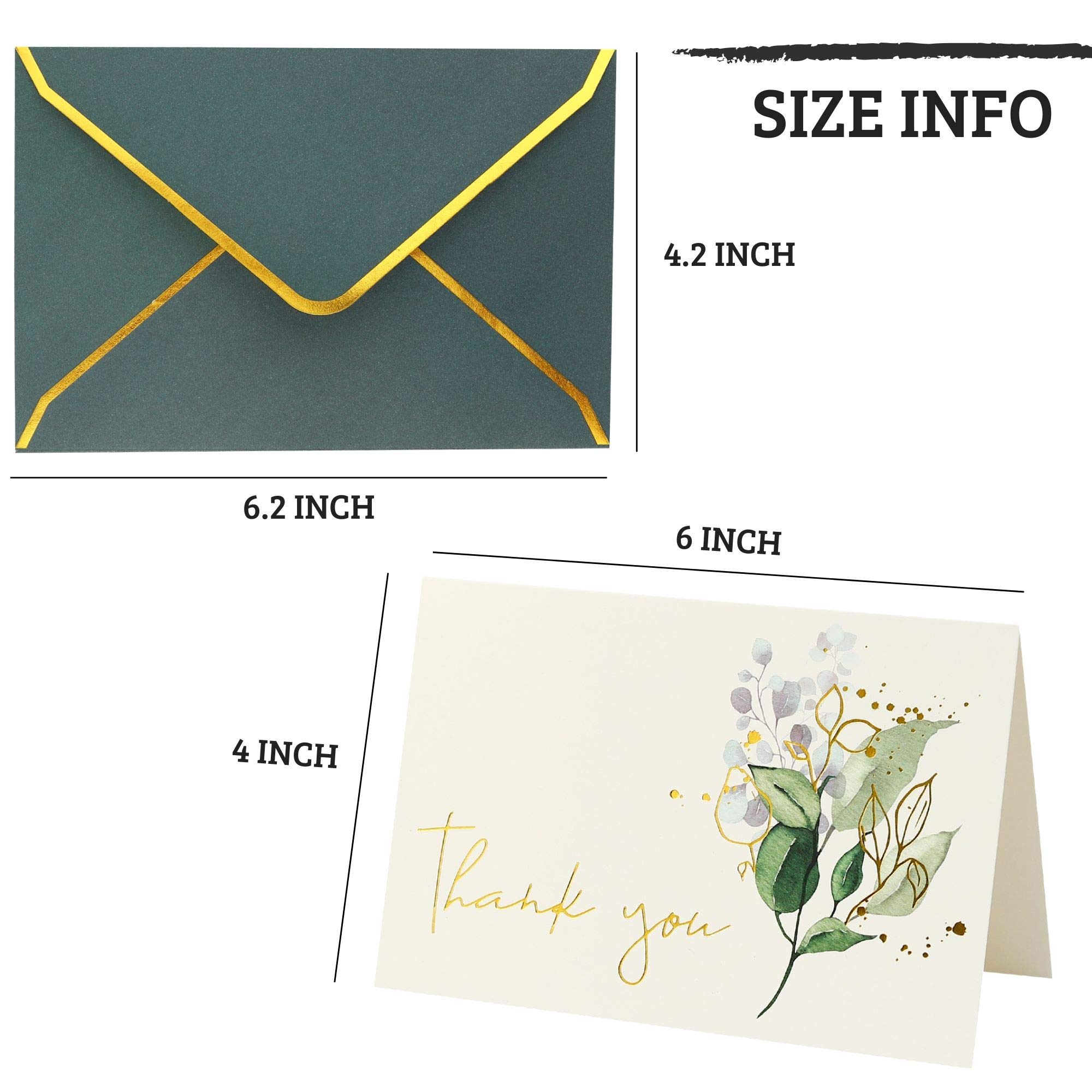 Heavy Duty Thank You Cards with Envelopes, 36 PK - Image 3