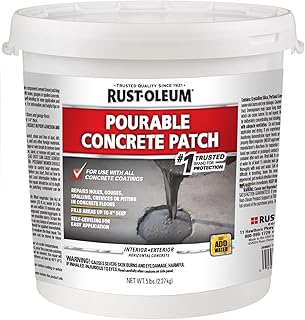 Rust-Oleum 369667 Pourable Concrete Patch, 5 lb Pail