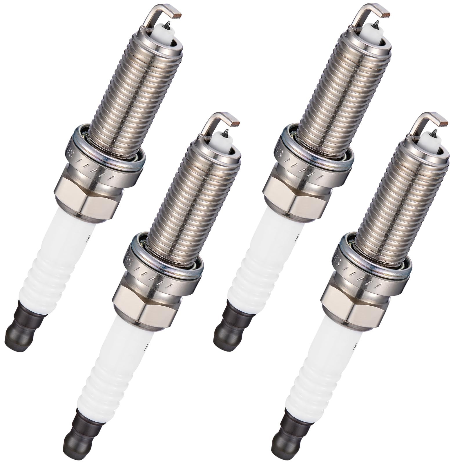 BDFHYK 91215 Double Iridium Spark Plugs Compatible with Nissan 2011-2017 Juke, 2016 Murano, 2014-2015 Pathfinder.Compatible with INFINITI 2014-2017 QX60 Replacement for XP5683 DILKAR7C9H Set of 4