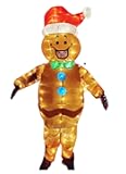 Adult Inflatable Costumes Blow up Gingerbread Man Funny Giant Xmas Christmas Character Costumes Costume For Man Women