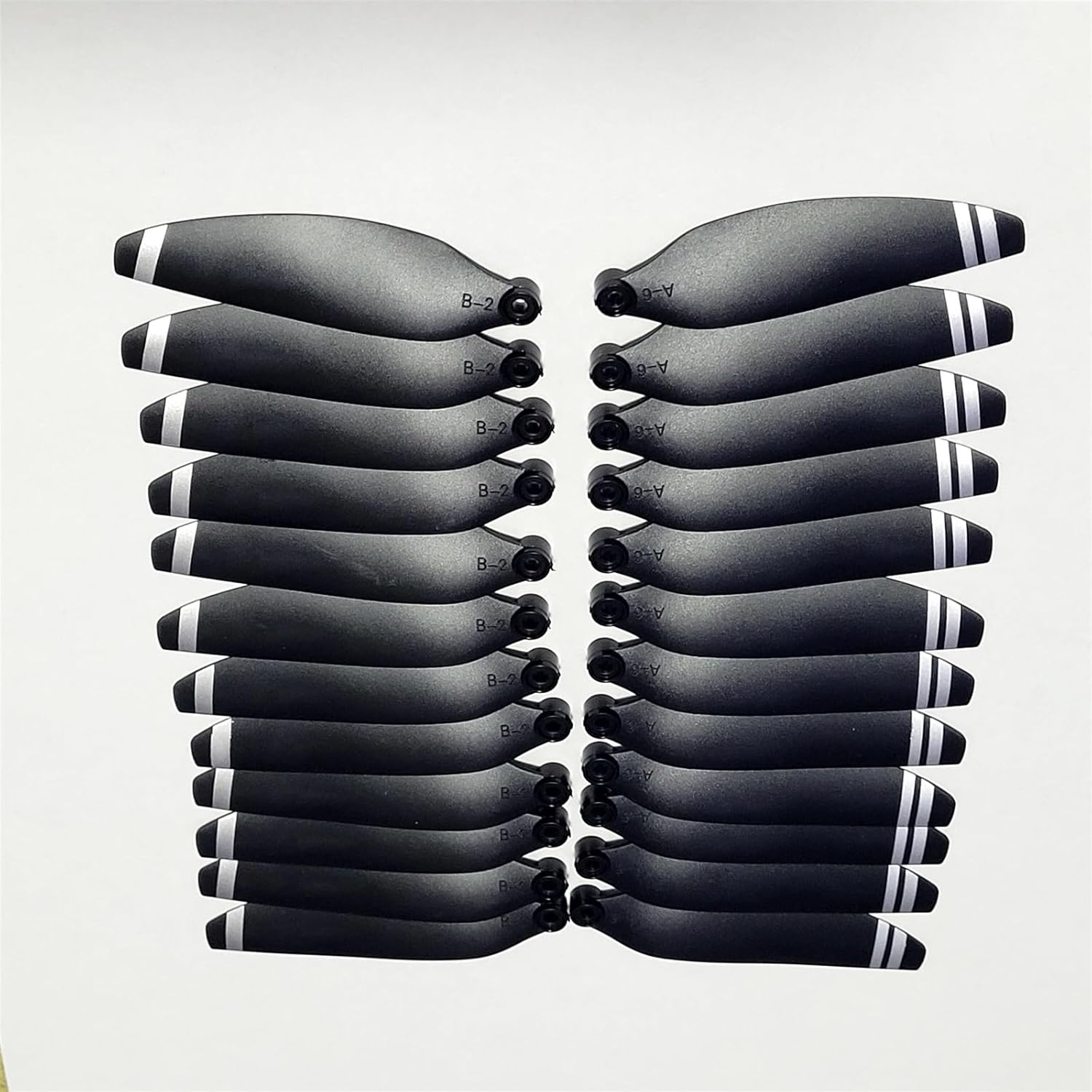 Drone Propellers, for JJRC X25 Drone Propeller Props Spare Part Main Blade Wing Replacement Accessory for JJRC X25 Drone Quadcopter Accessories (Color : 40PCS)