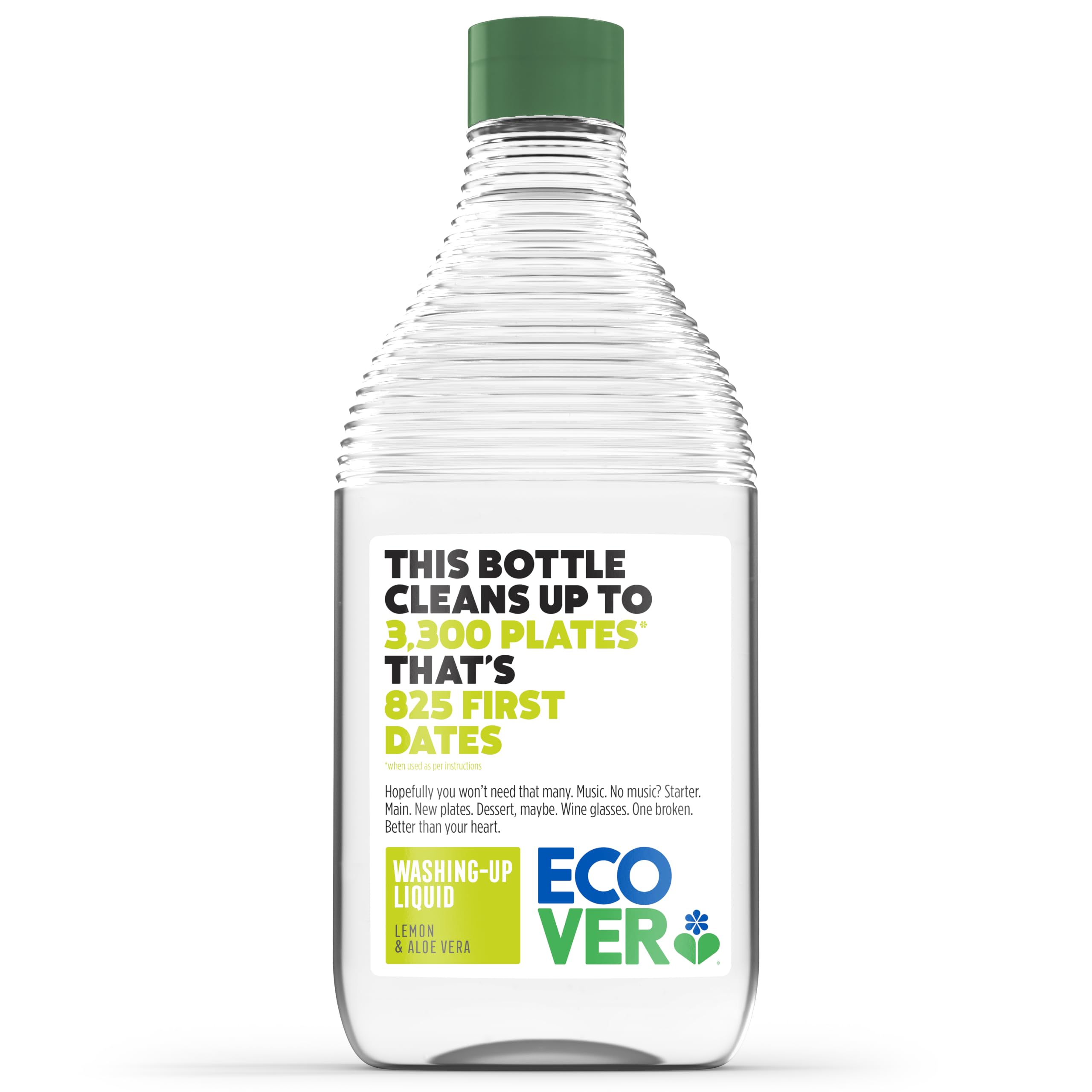 Ecover Washing Up Liquid, Lemon & Aloe Vera, Grease Cutting, 450ml