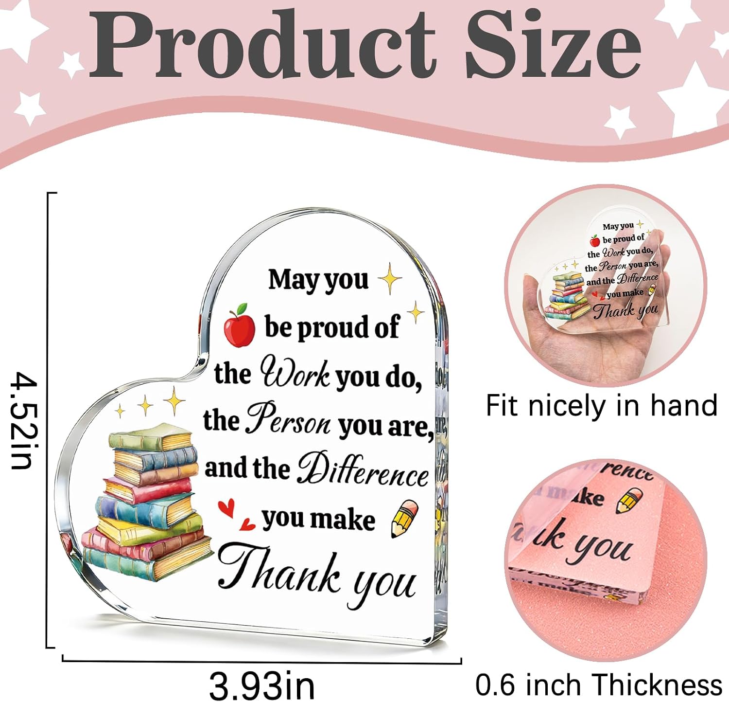 Teacher Appreciation Gifts Teacher Gifts End Of Year Best Acrylic Plaque image 2