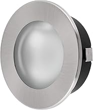 Spot encastré entièrement métallique G4 12V, cache en verre