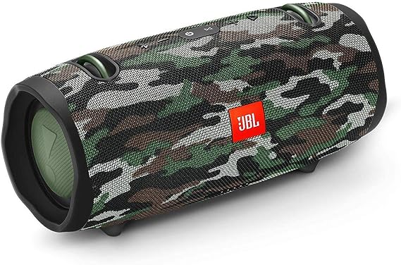 DevaCurl 1 JBL Xtreme 2 Portable Waterproof Wireless Bluetooth Speaker-Camouflage, 18/8 Stainless Steel