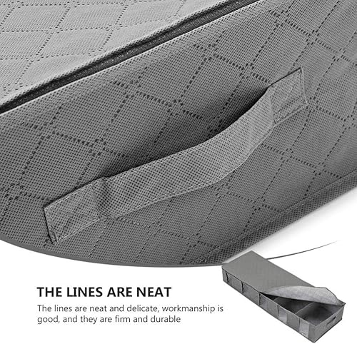 Miniatura 2 de Cabilock Organizador de ropa de cama Caja de almacenamiento de tela no tejida plegable Contenedor de armario de edredón