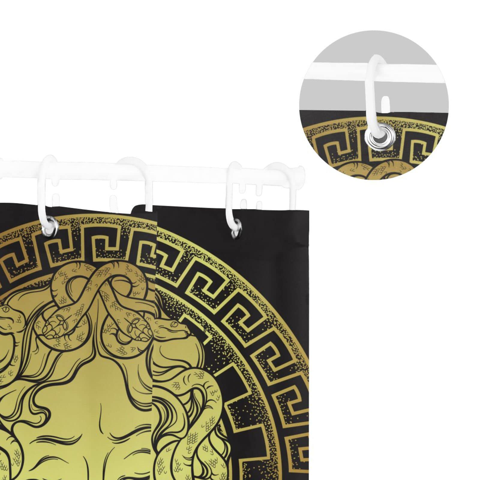 Mocsicka Duschvorhang Für Mädchen – Afrikanisches Design, Wasserdicht, 183x183 Cm, Mit 12 Haken