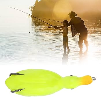 Amazon.co.jp: mumisuto ダックフロッグルアー 雷魚フロッグ