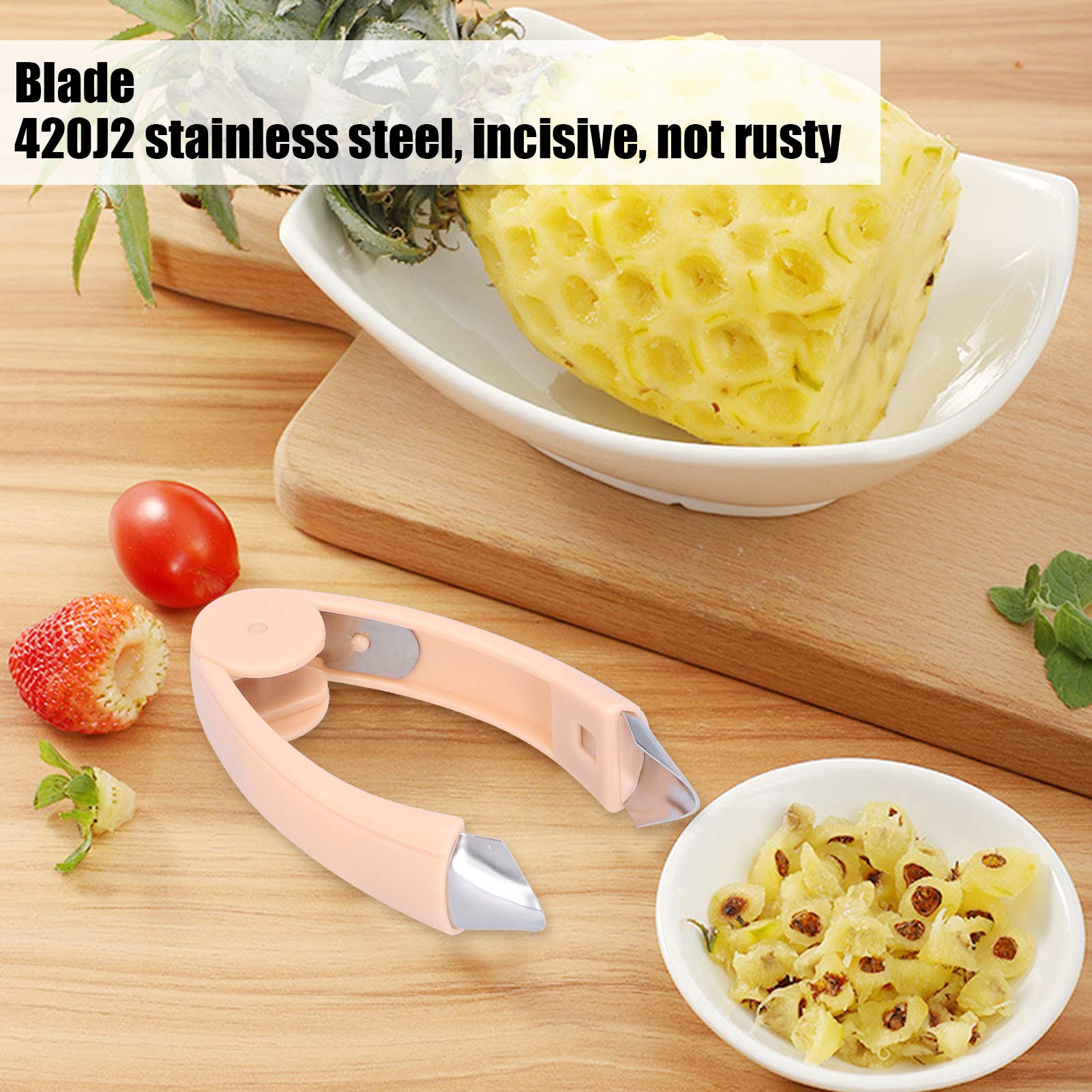 Erdbeer-Entstieler – 2 Stück, Edelstahl Für Schnelles Entstielen