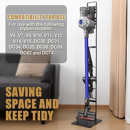Miniatura 3 de I'SMARTMOON Soporte de vacío compatible con Dyson V15 V11 V10 V8 V7 V6 soporte de almacenamiento para aspiradora Ror Dyson portátil DC30-31-34-35 y
