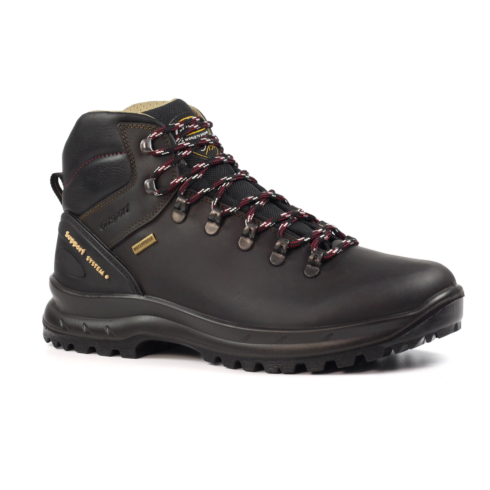 Grisport Mens Tornado Brown Leather Walking Boot 6.5 Brown
