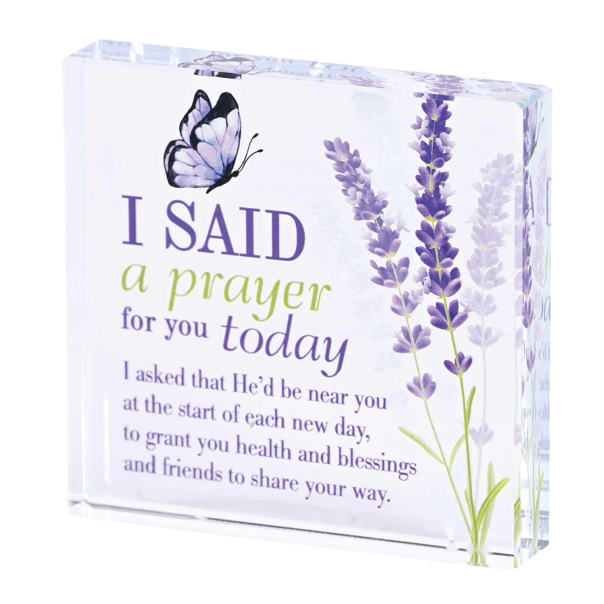 Amazon.com: Dicksons I Said A Prayer For You Today, Purple 3 x 3