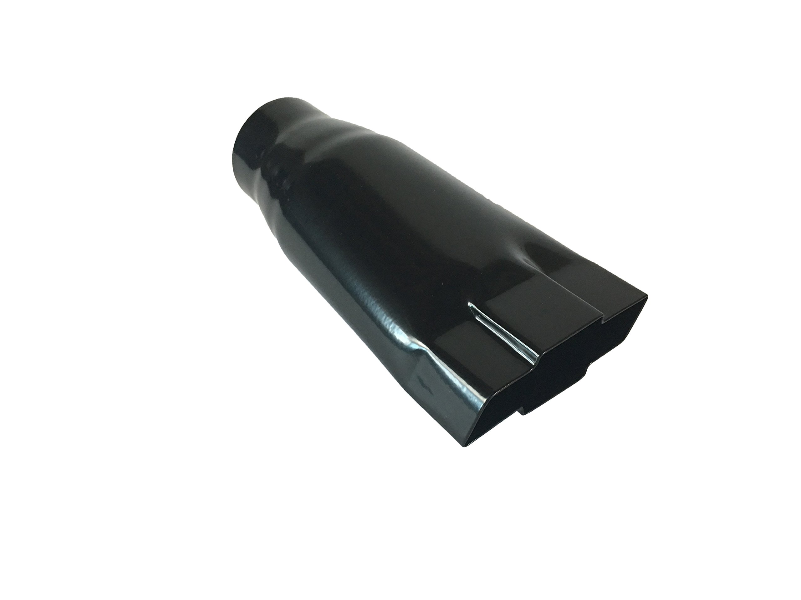 DT-24055B EXHAUST TIP DUAL BOW TIE 2.25 INLET 9.50 x 1.70 OUTLET