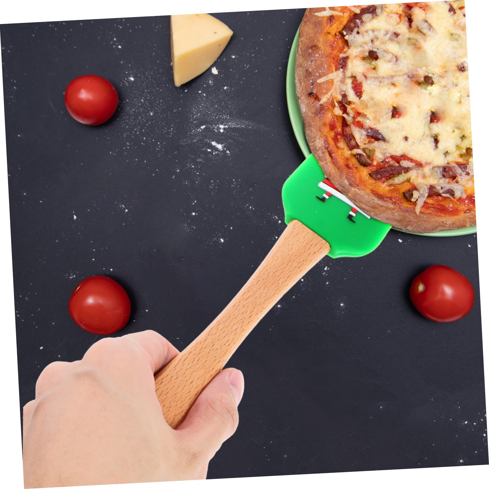 Cabilock 5pièces Spatules De Cuisson Silicone Ergonomiques Ustensiles De Pâtisserie Spatules De Cuisine Pour Maison Styles Assortis Faciles à Nettoyer Suspendre