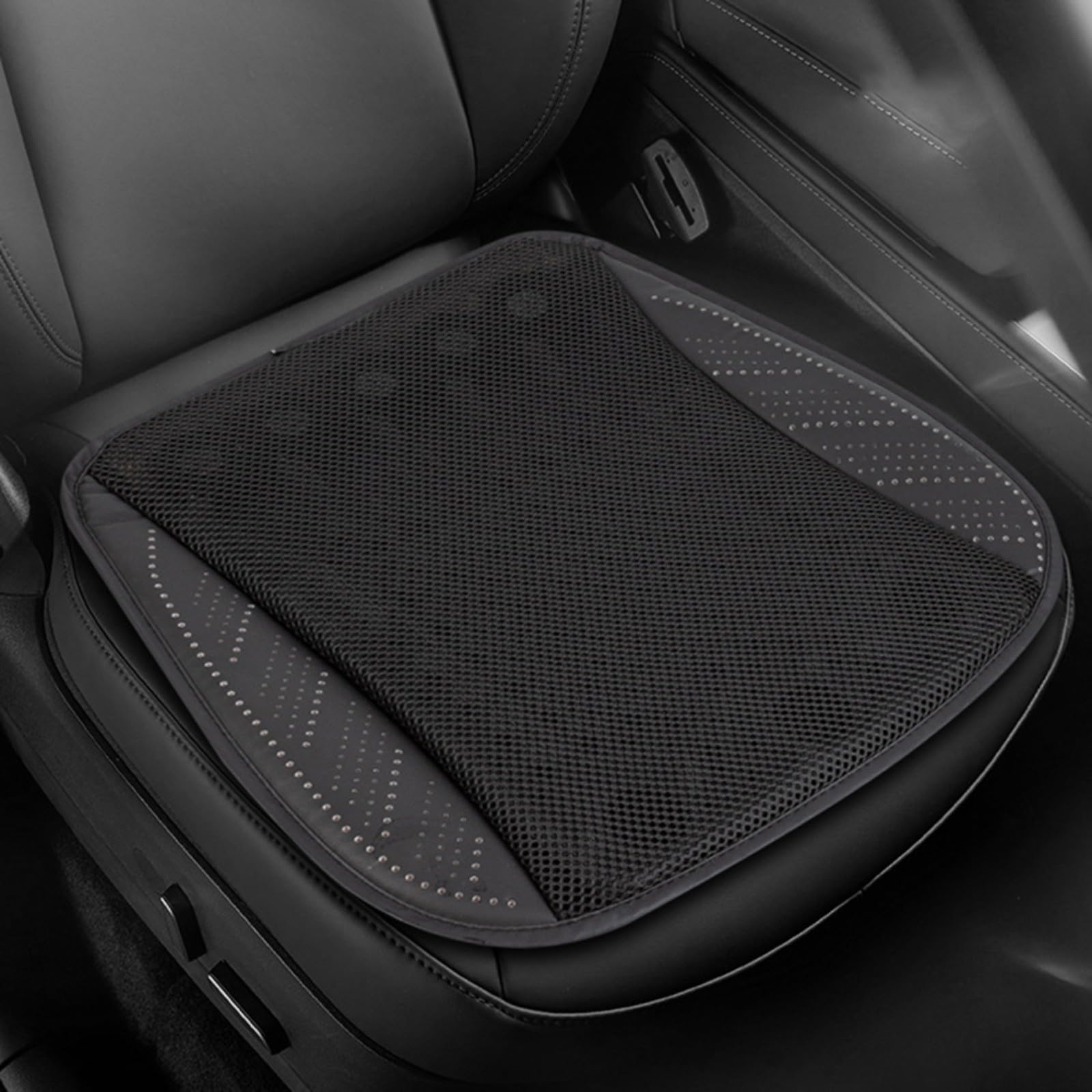 Cojín de asiento de enfriamiento para coche de 8 ventiladores, cojín de asiento fresco de verano con ventilador USB, asiento ventilado de seda de hielo, funda de asiento de aire refrescante,