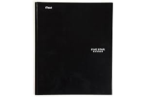 Black Five-Star Folder: Pocket Folder Extra Storage for Organizing Documents