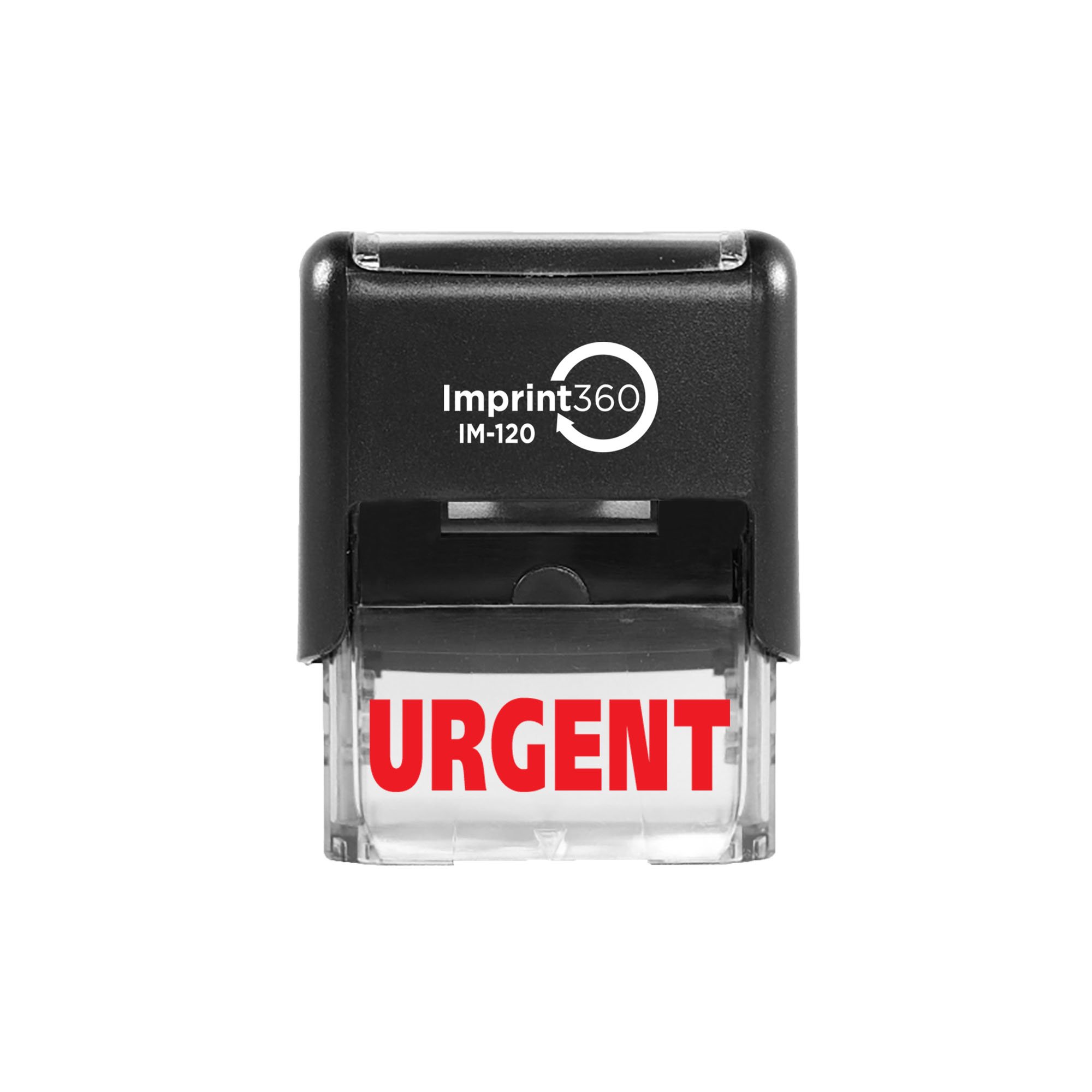 Imprint 360 AS-IMP1038 - Urgent, Heavy Duty Commerical Quality Self-Inking Rubber Stamp, Red Ink, 9/16" x 1-1/2" Impression Size, Laser Engraved for Clean, Precise Imprints