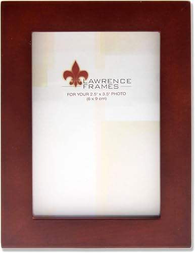 Lawrence 755623 - Marco de fotos de madera de nogal (2 x 3 pulgadas), colección de galería