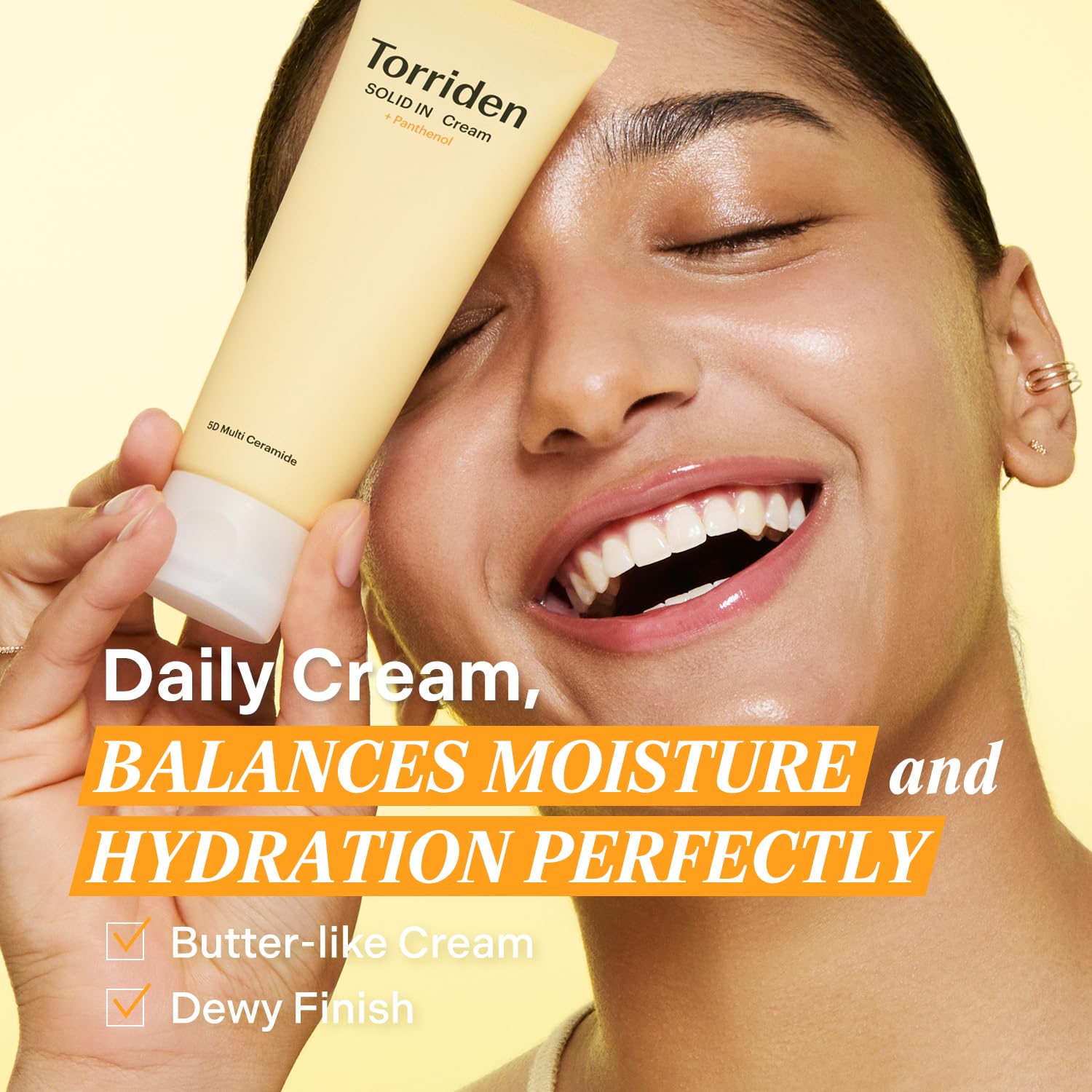 Torriden SOLID IN Ceramide Cream 70ml (2.36 fl. oz.) | Ceramide Moisturizer for Healthy Skin Barrier, Soothing, Nourishing | 5 types of Ceramide, Allantoin, Panthenol - Image 3