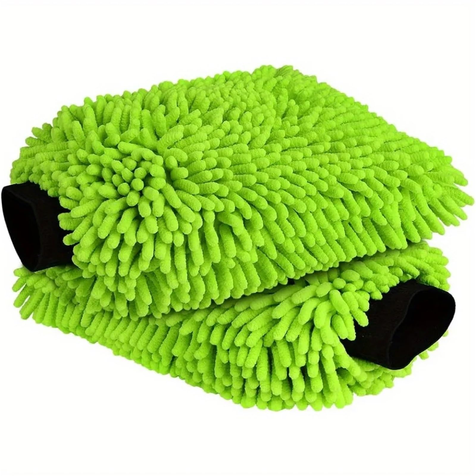 Weqyfdc 2Pcs Car Wash Mitt Car Cleaning Gloves, Scratch-Free Wash, Brush Drying