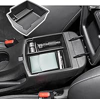 Vista 1 de RUNROAD Bandeja organizadora de consola central compatible con accesorios Hyundai Kona 2018-2023, bandeja para reposabrazos de inserción, caja