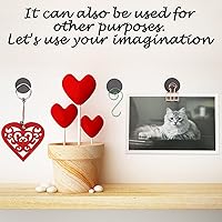 Vista 7 de Outus 192 imanes de ferrita de cerámica de vidrio con parte trasera adhesiva, cabujones de vidrio transparente transparente, piedras redondas