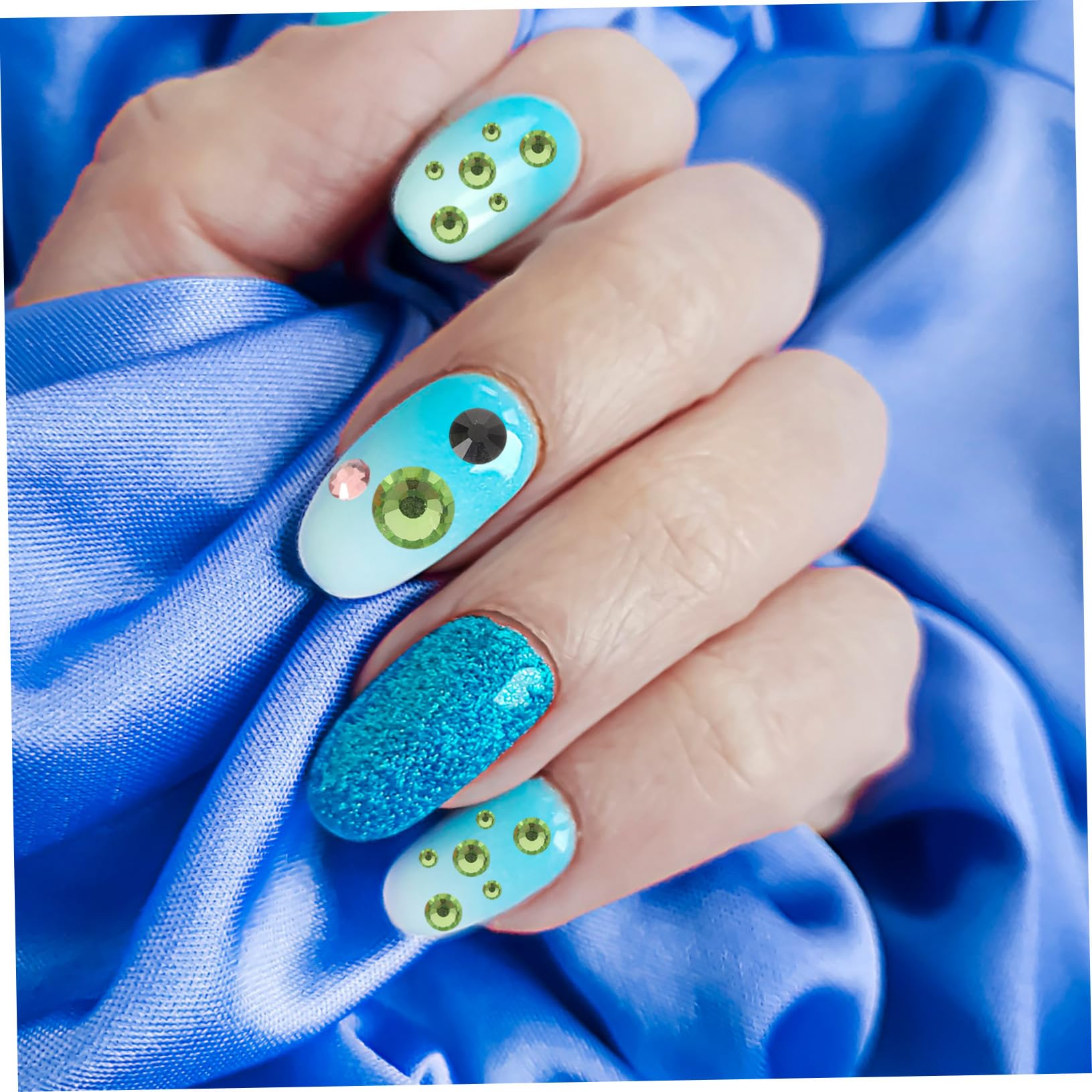 Healvian 4sets Brillantini Per Unghie Kit Decorazioni Nail Art Per Progetti Diy Colori Mix Per Manicure e Creatività Domestica