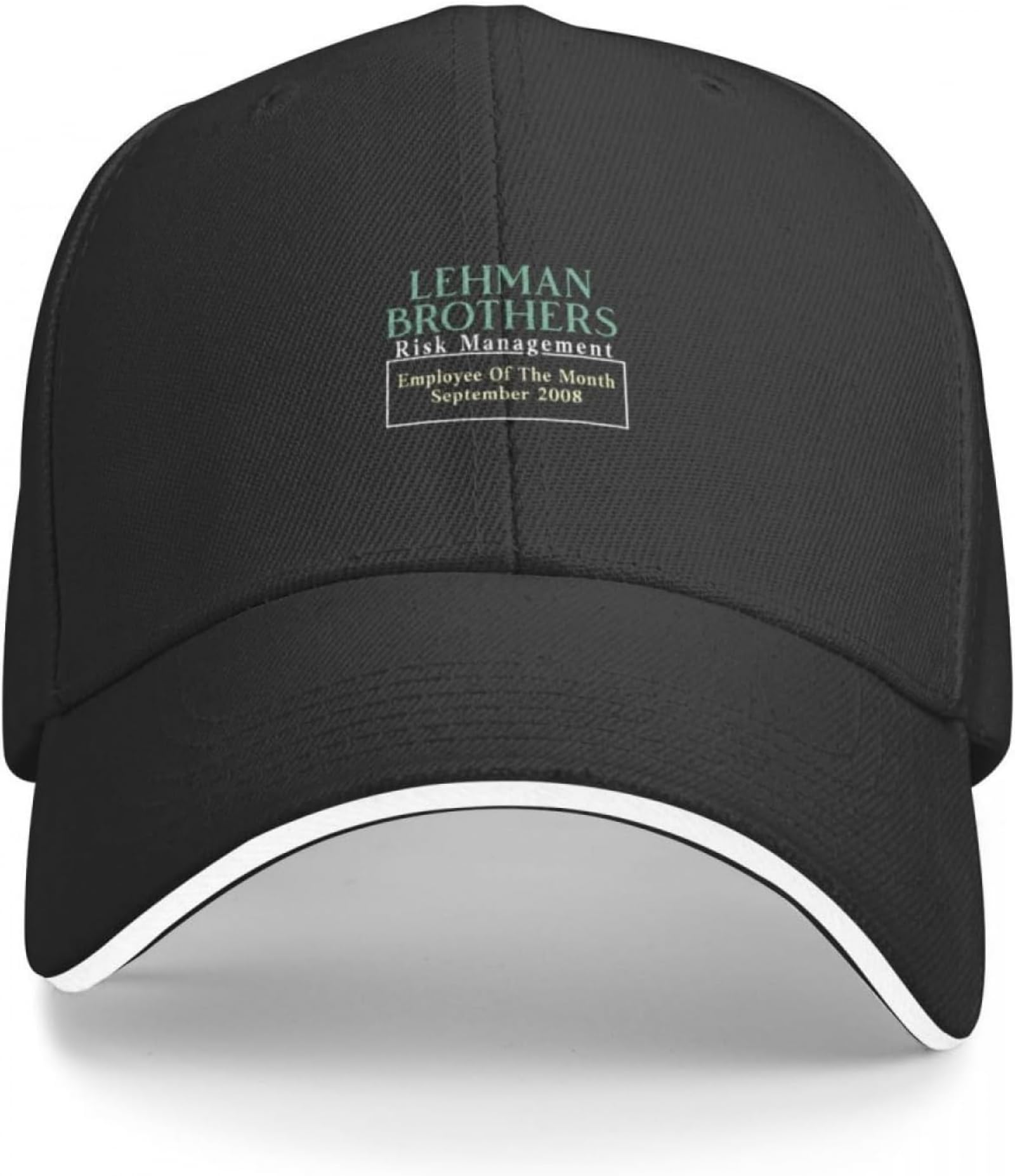 Caphatmc Unisex Color Baseball Cap Hip Hop Sun Hat Lehman Brothers Big Banks Bank Bailout Goldman Sachs Investment Bank Risk Management Lehma Baseball Cap