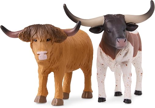 Terra by Battat Farm Animal Toy Set, 6 Realistic Figurines, Farm Animal Set