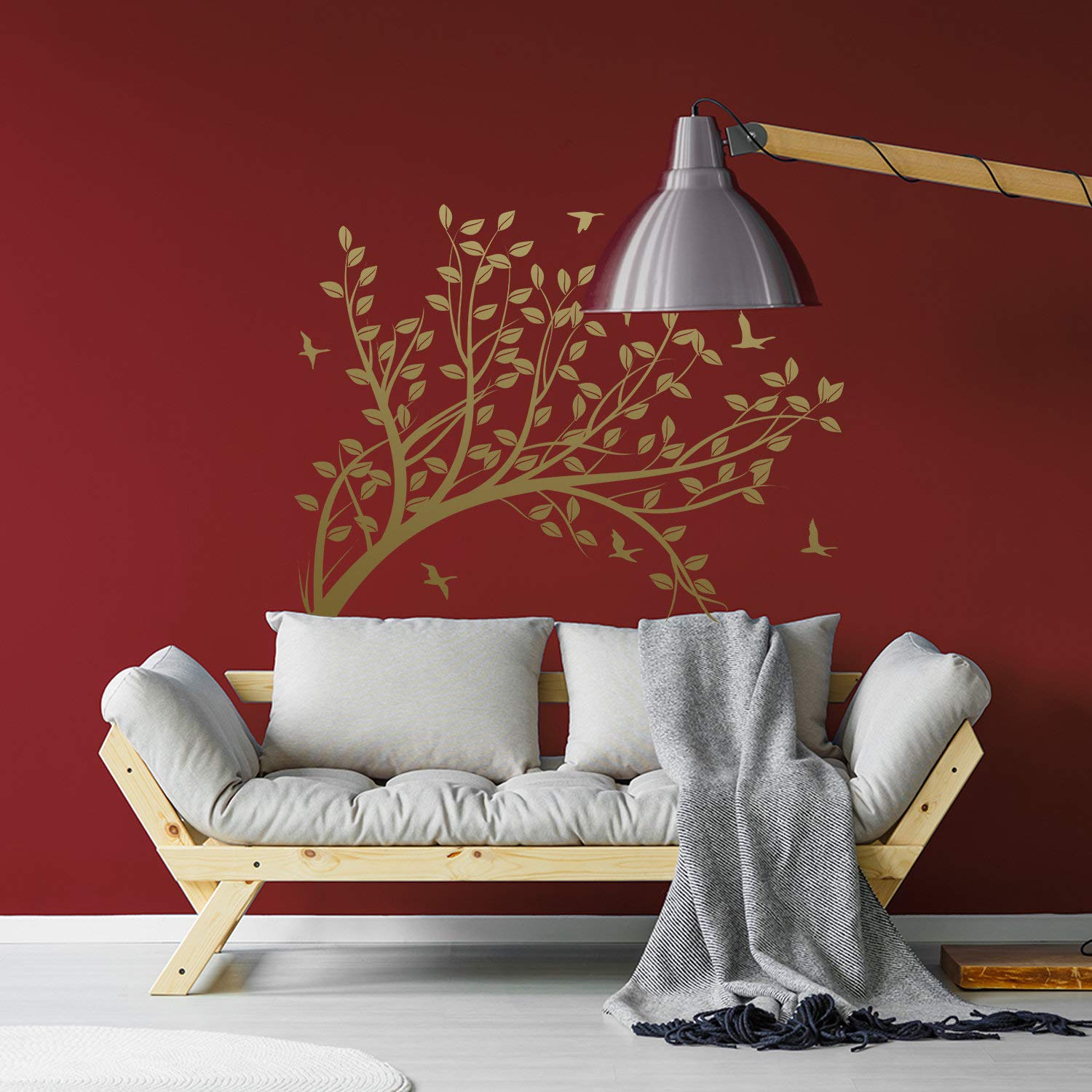 Adesivo da parete in vinile con ramo – Decorazione per camera dei bambini – Decorazione per bambini – Decorazione per bambini