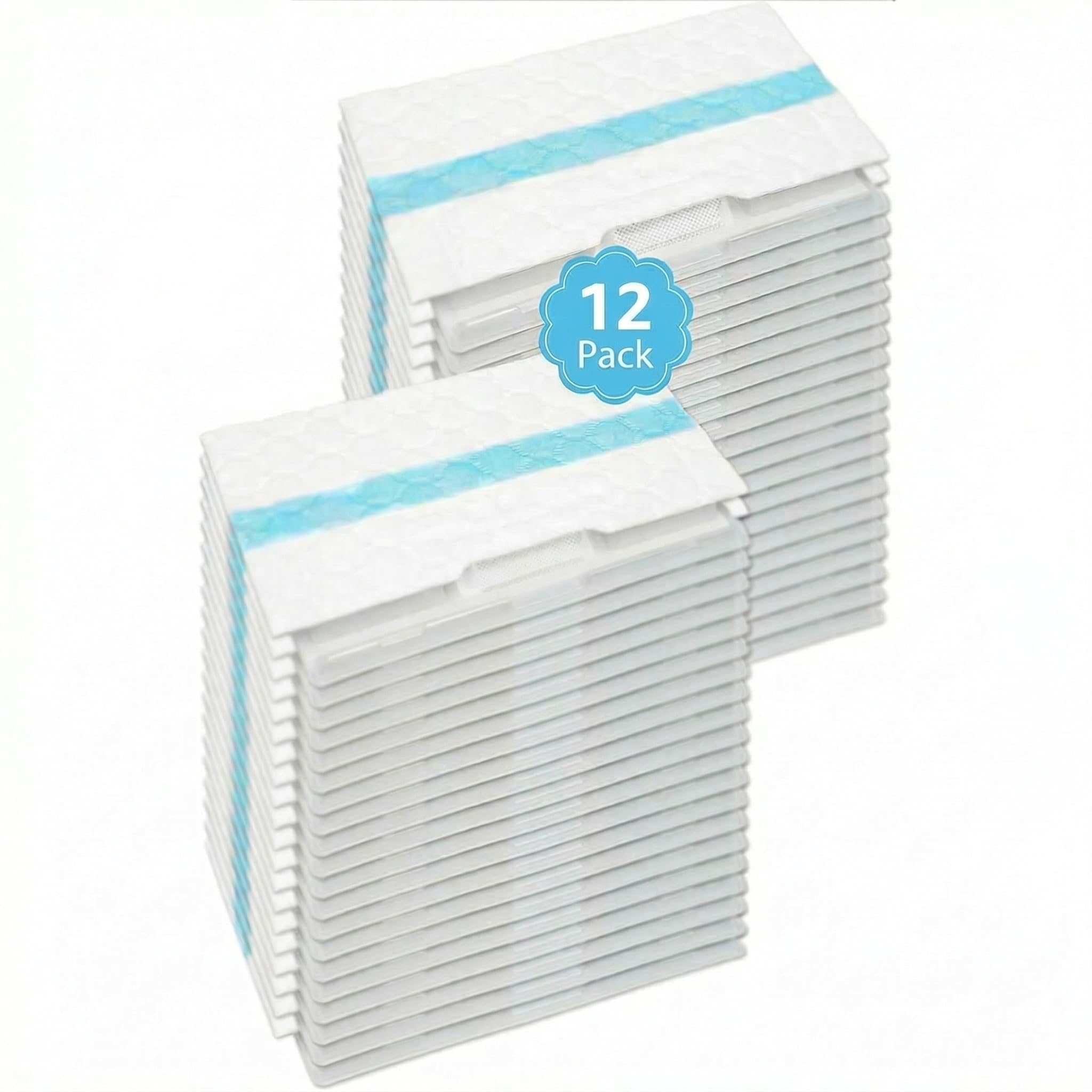 BRJ 12PC Disposable Mopping Pad Refills for Shark VACMOP Pro Hard Floor Vacuum Mop Pads Compatible with VM250 VM251 VM252 VM200 VC205 QM250 VM190 VM200P12 VMP30 3 - 2