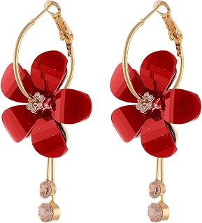 YouBella Jewellery Earings Gold Plated Floral Earrings for Girls and Women Price In India