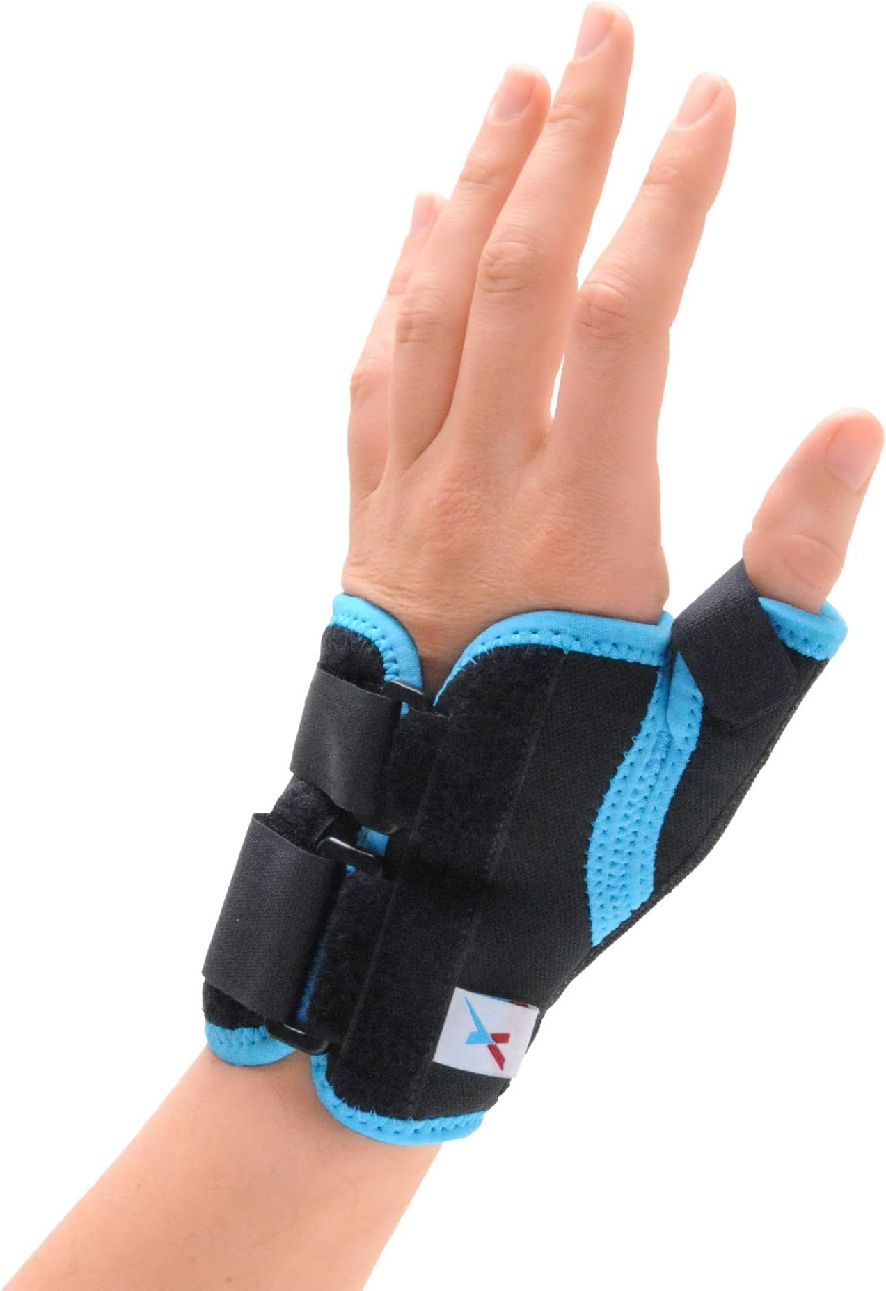 Medically Approved - Short Semi-rigid Wrist & Thumb Brace/Support with removable thumb stay (SMALL Wrist Circ: 12-15cm, left)