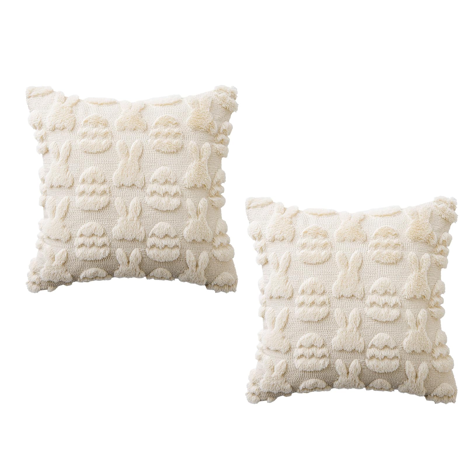 Kaeltsyn Of Scandinavian Styles Jacquards Green Pillow Protectors with High Densities Embroidery for Sofa Pillow Canopies Pair