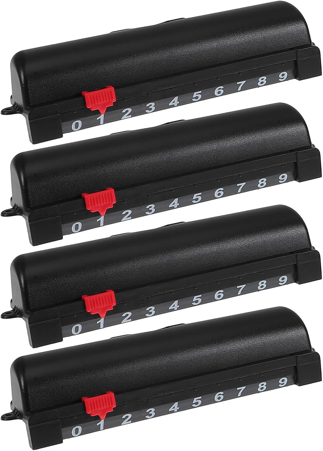 Kisangel 4pcs Tabletop Hockey Scorekeepers Plastic Score Counters for Air Hockey Table Family Game Accessories with 10-Number Scoreboard for Accurate Scoring