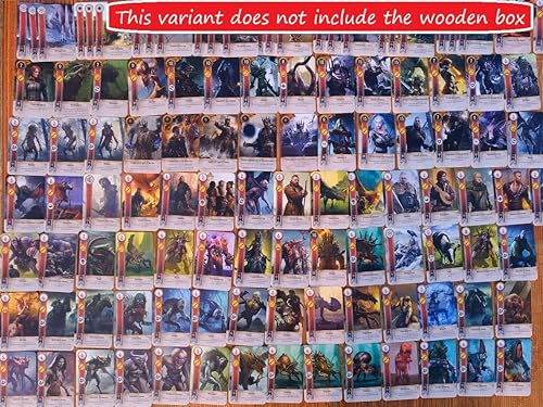 Miniatura 7 de GWENT Tarjetas (5 mazos, 527 cartas y 12 cartas de reglas). Regalo para Navidad. El juego completo de cartas Gwent 5 mazos en total 527 cartas con