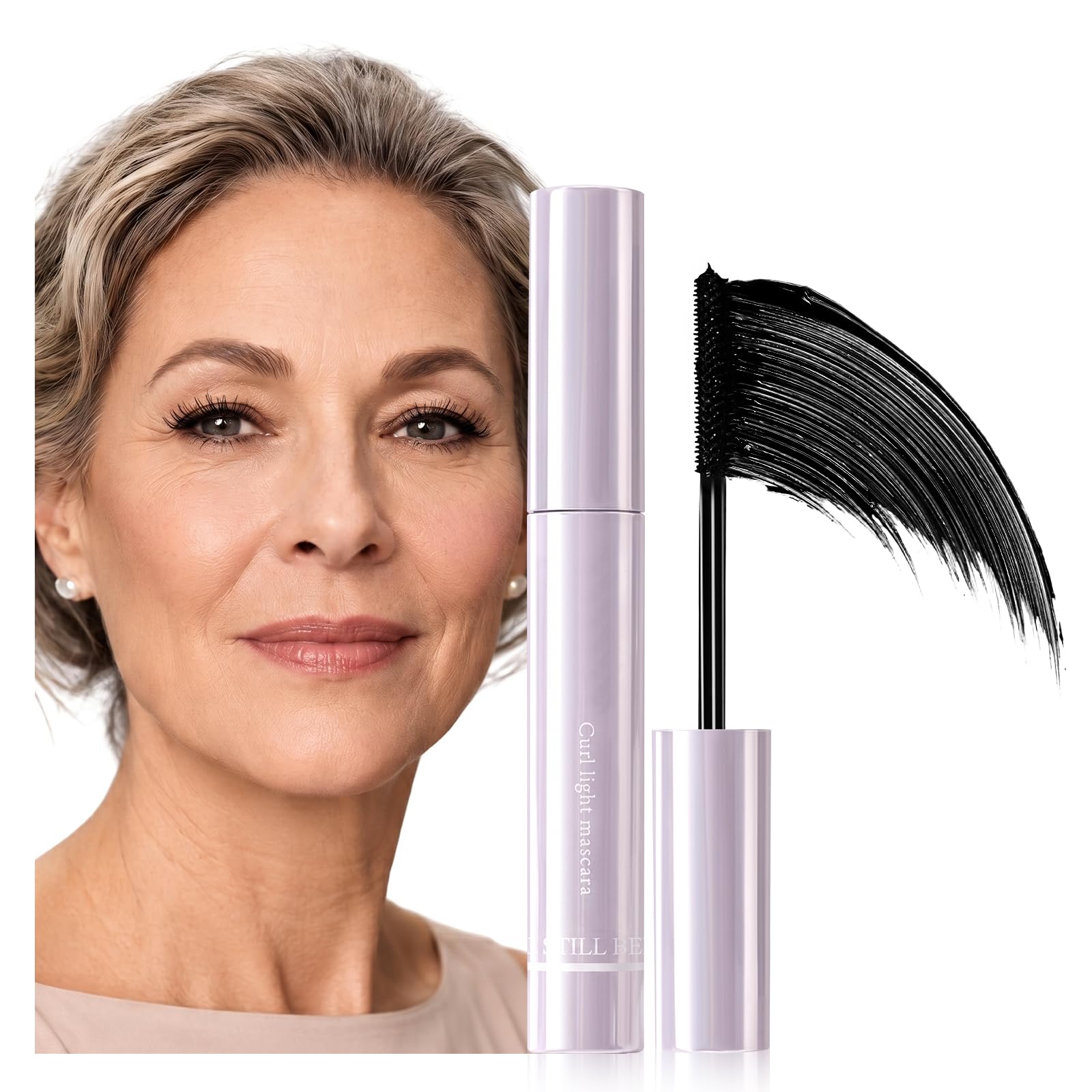 Erinde Tubing Mascara for Older Women 60 Plus, Black